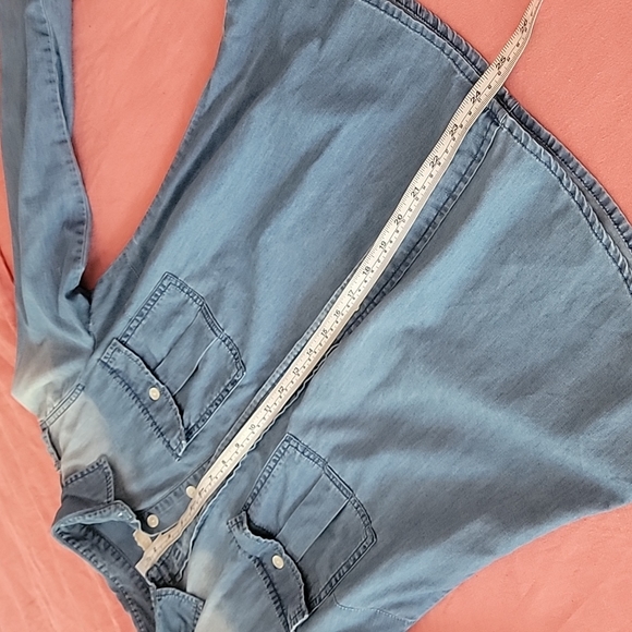 Michael Michael Kors Chambray Long Sleeve Shirt - Picture 9 of 12